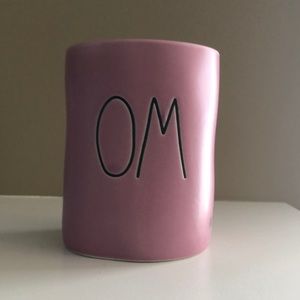 Rae Dunn OM yoga Sweet Incense scented candle